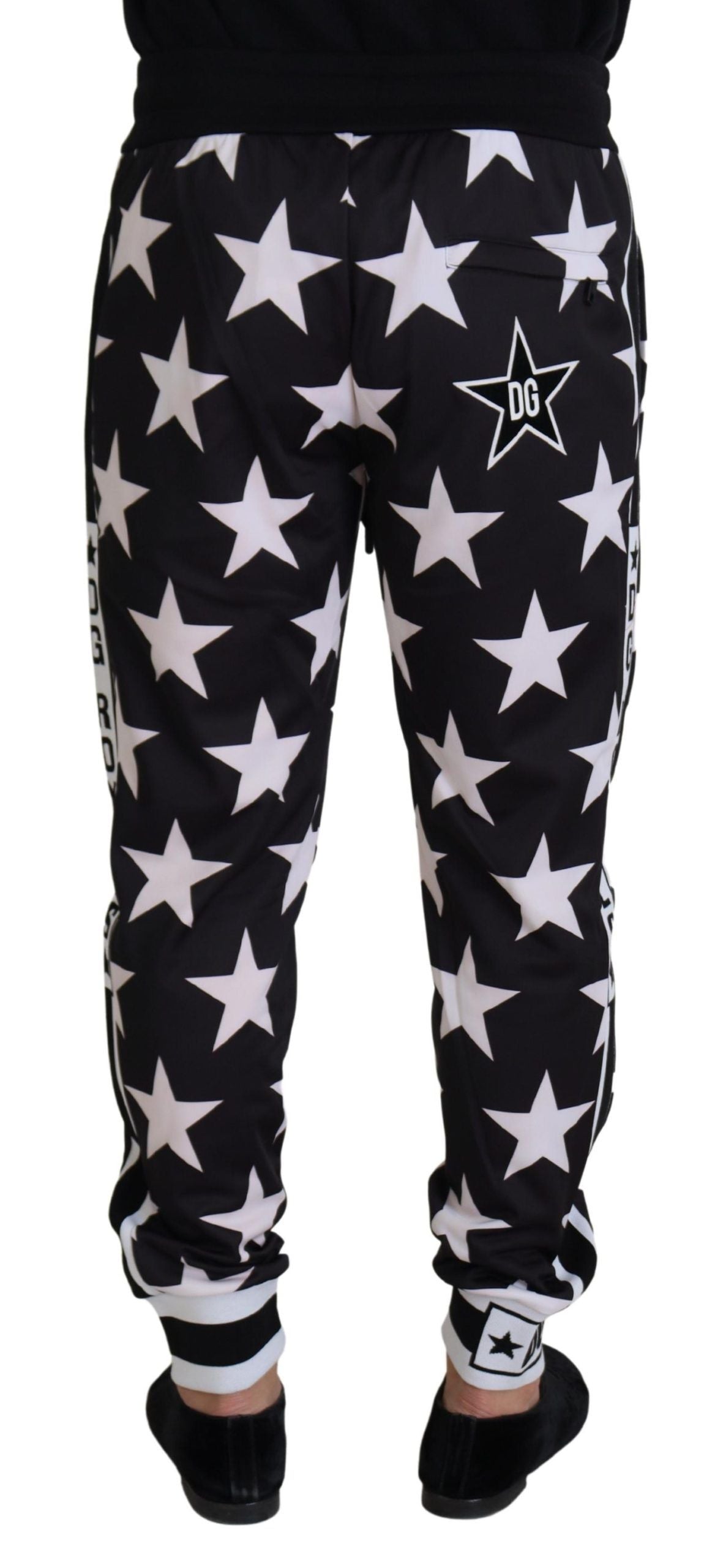 Dolce & Gabbana Star Print Casual Sweatpants met Logo Detail