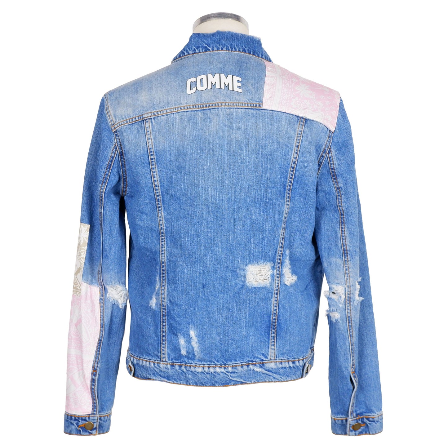 Comme Des Fuckdown Abstract Denim Elegance Herenjack