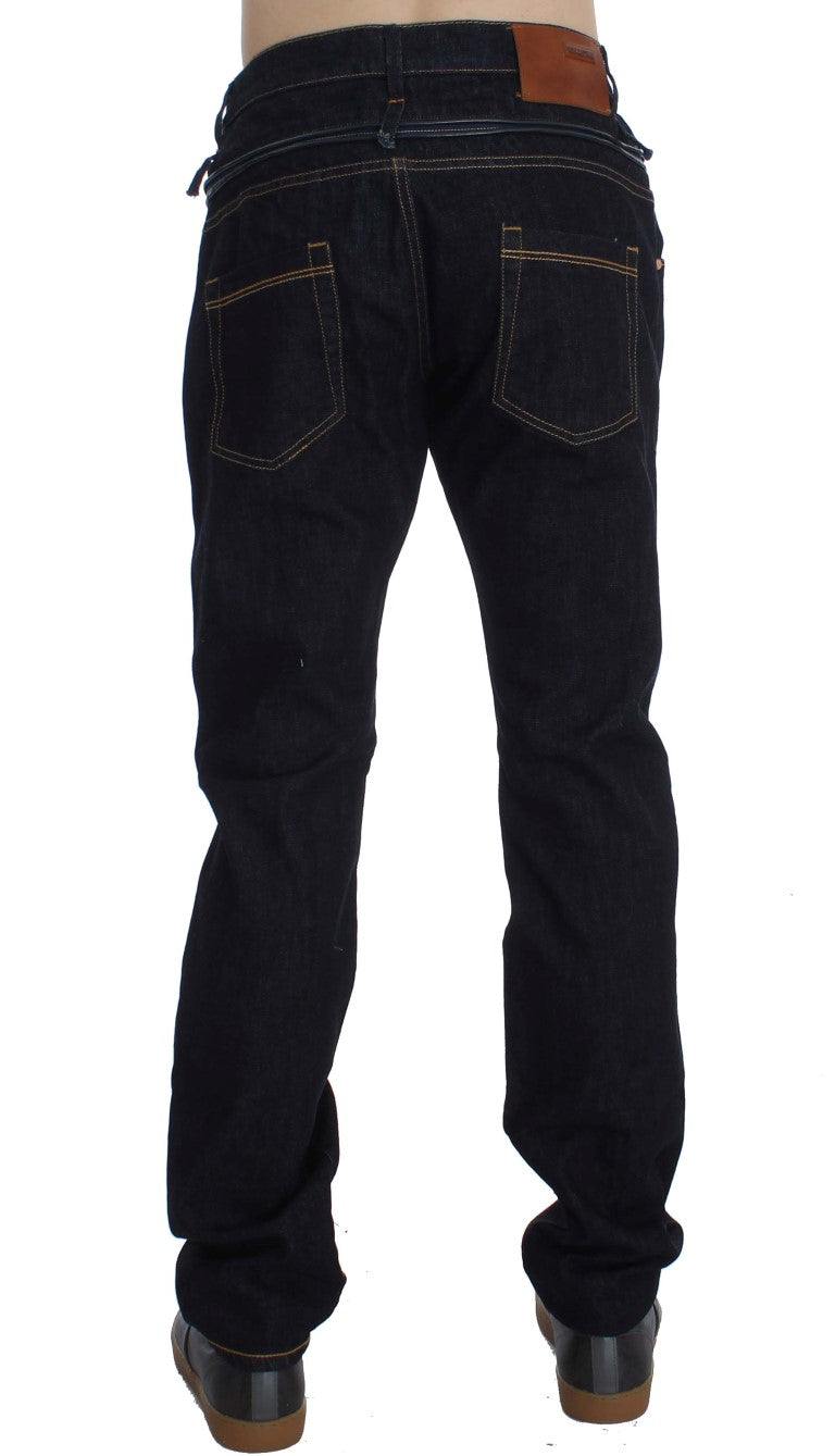 Acht Elegante Straight Fit Heren Luxe Jeans