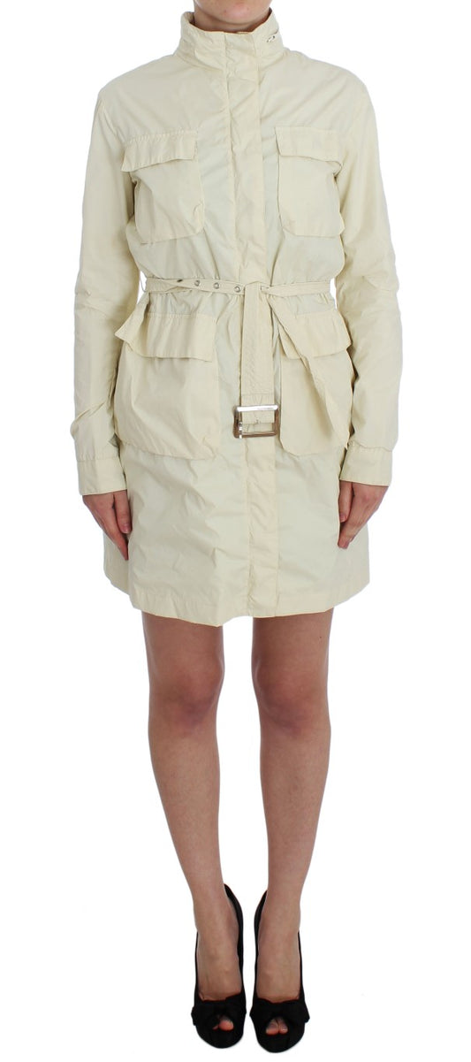 PAROSH Chic Beige Trenchcoat Jas