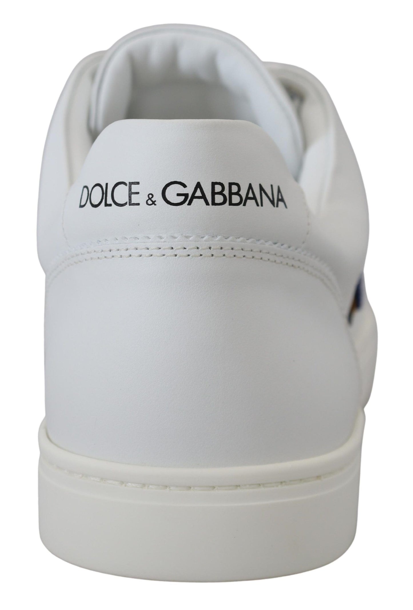 Dolce & Gabbana Elegante Witte Leren Heren Sneakers