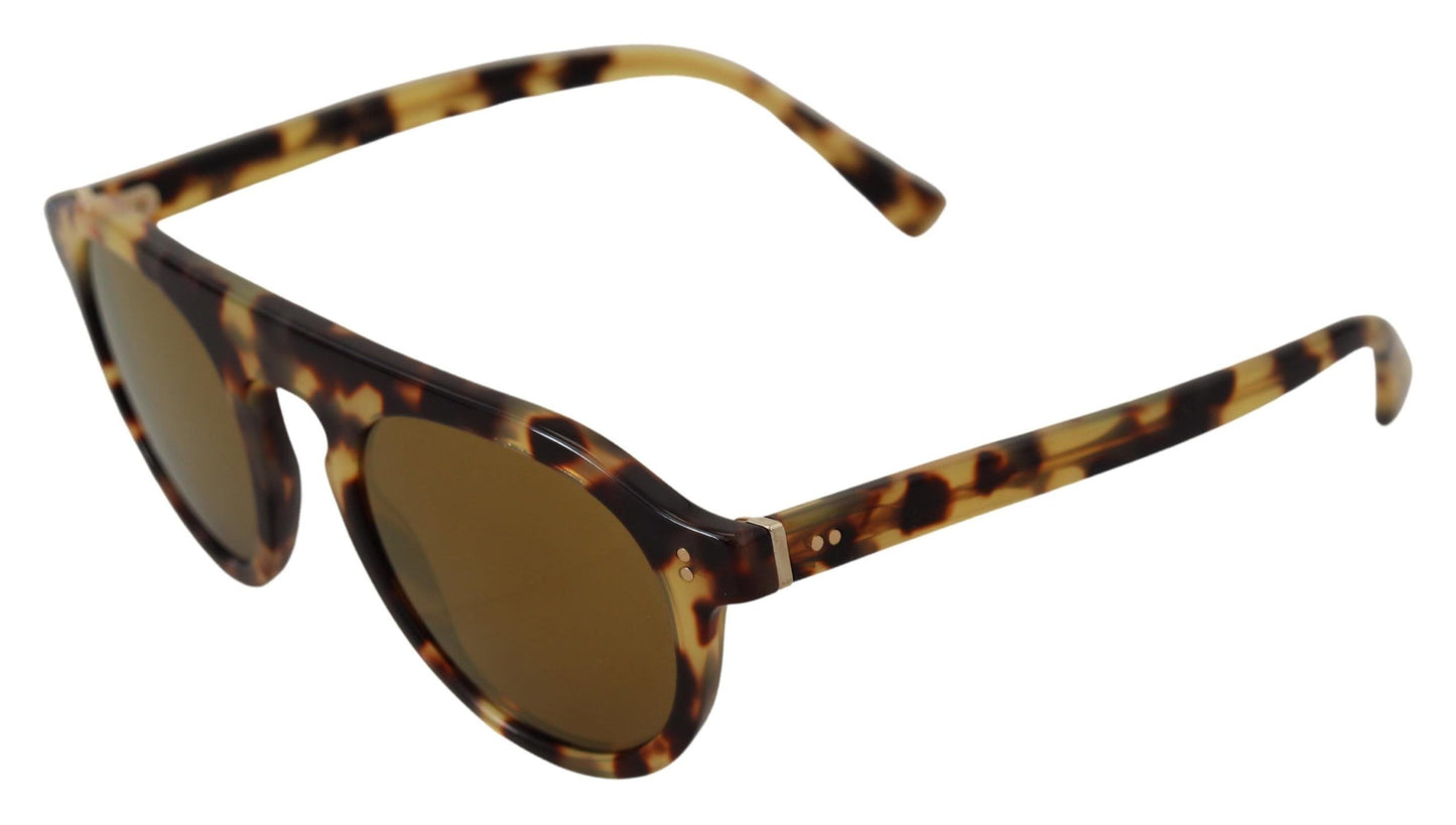 Dolce & Gabbana Chic Tortoiseshell Acetaat Zonnebril