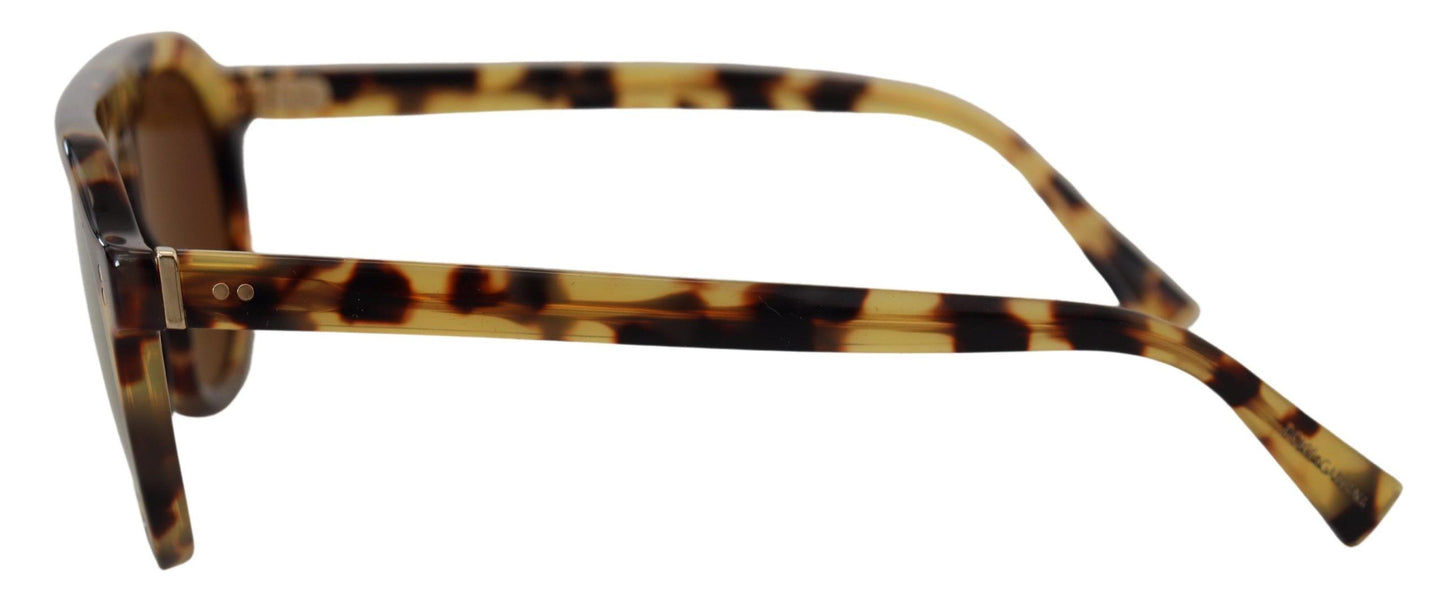 Dolce & Gabbana Chic Tortoiseshell Acetaat Zonnebril