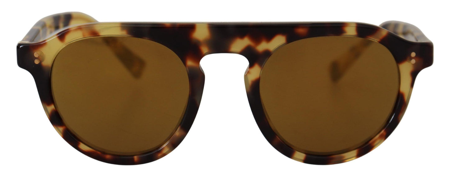 Dolce & Gabbana Chic Tortoiseshell Acetaat Zonnebril