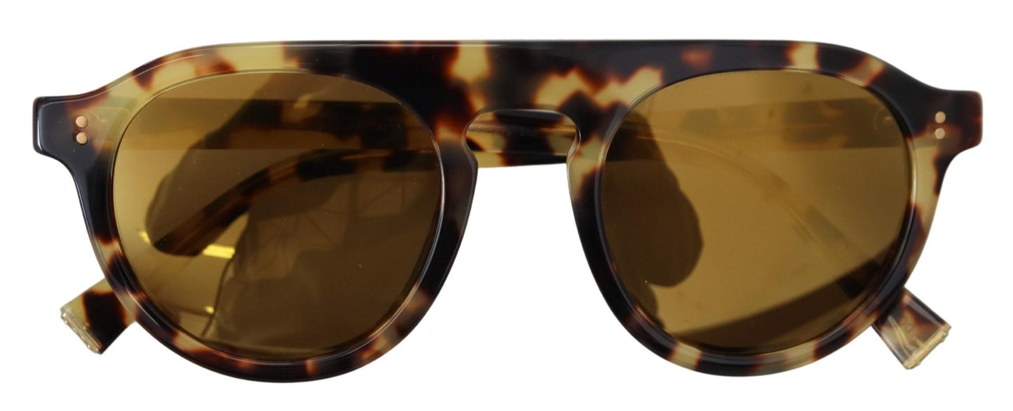 Dolce & Gabbana Chic Tortoiseshell Acetaat Zonnebril