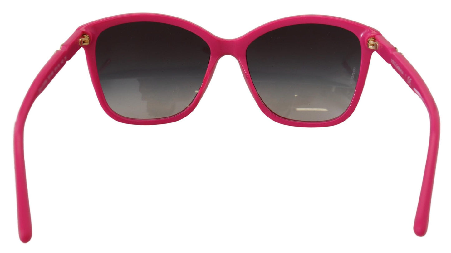 Dolce & Gabbana Elegante Roze Ronde Zonnebril voor Dames