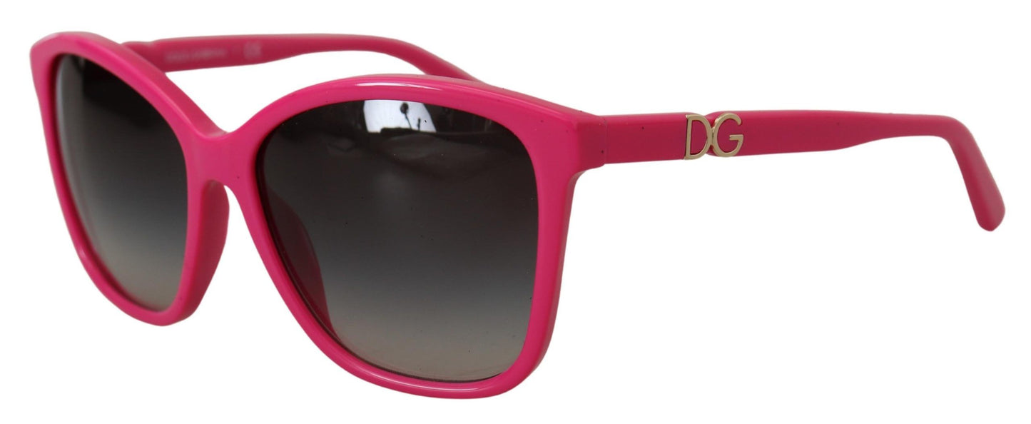 Dolce & Gabbana Elegante Roze Ronde Zonnebril voor Dames