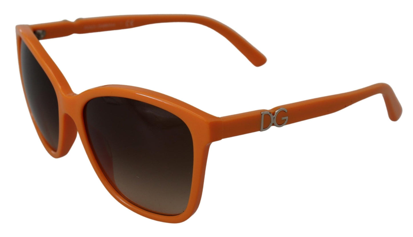 Dolce & Gabbana Chic Oranje Ronde Zonnebril voor Dames