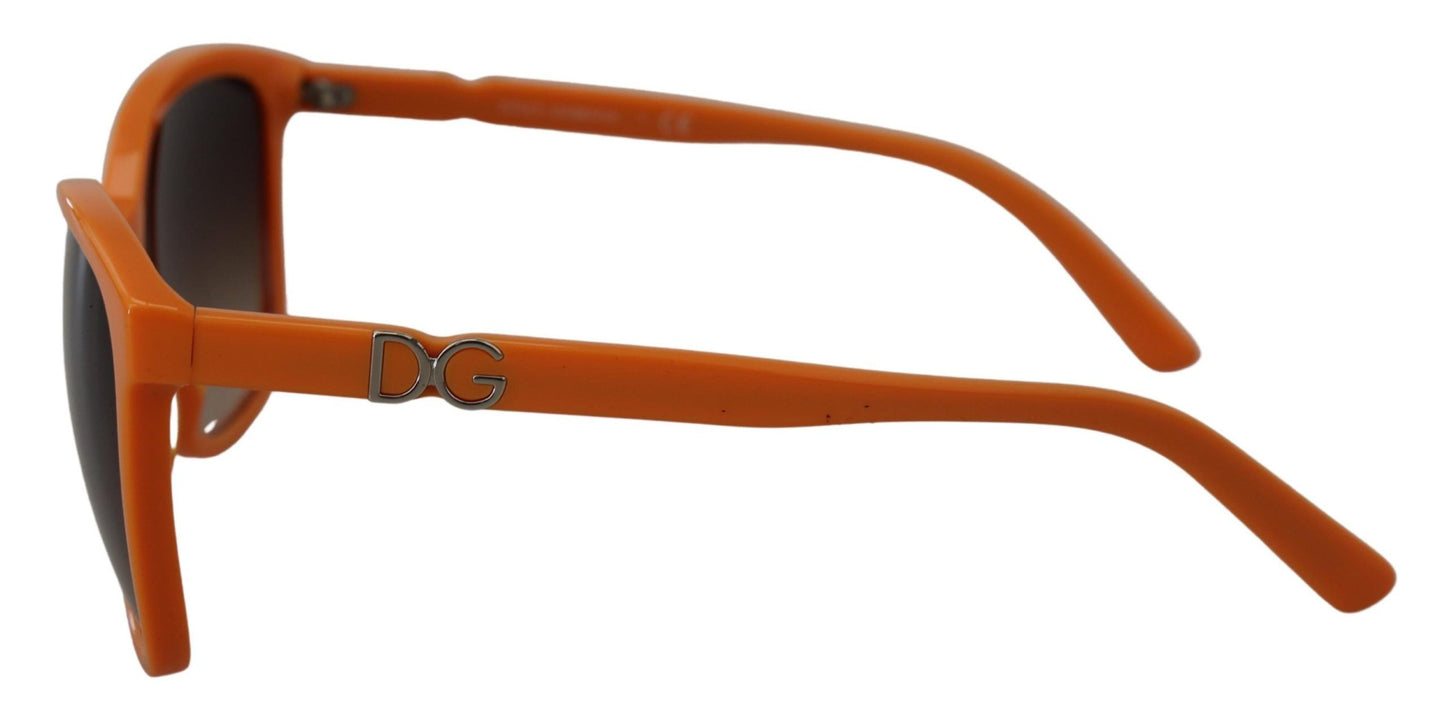 Dolce & Gabbana Chic Oranje Ronde Zonnebril voor Dames