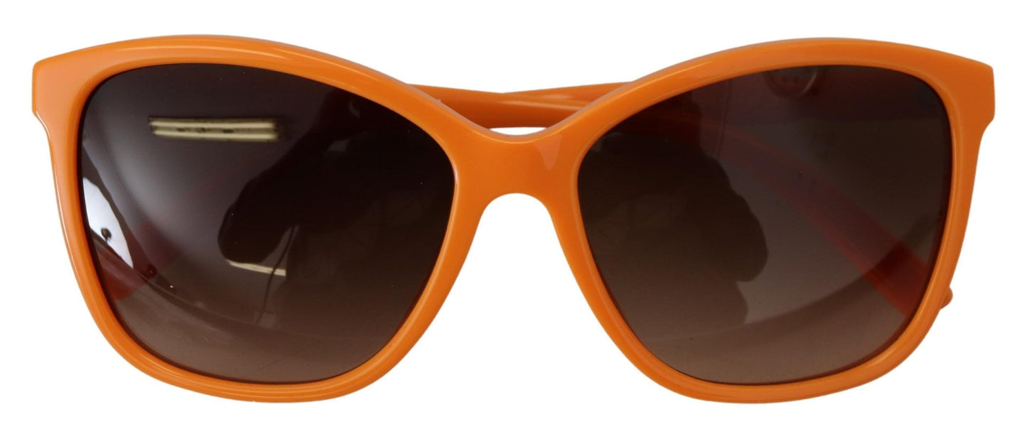 Dolce & Gabbana Chic Oranje Ronde Zonnebril voor Dames