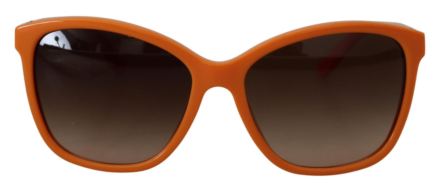 Dolce & Gabbana Chic Oranje Ronde Zonnebril voor Dames