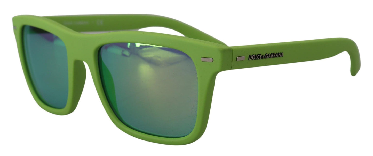 Dolce & Gabbana Acid Green Chic Full Rim Zonnebril