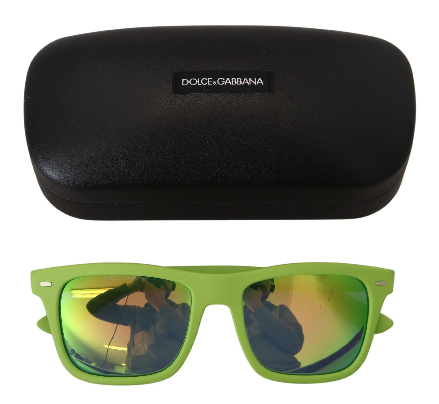 Dolce & Gabbana Acid Green Chic Full Rim Zonnebril