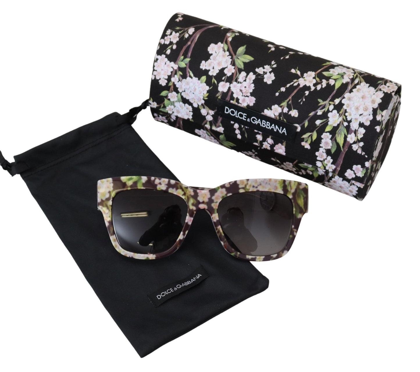 Dolce & Gabbana Elegante Multicolor Gradient Zonnebril