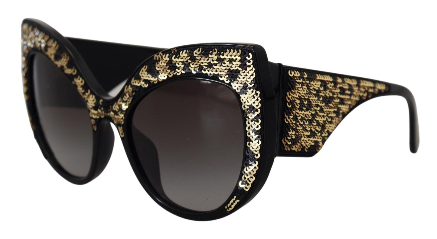 Dolce & Gabbana Butterfly gepolariseerde pailletten zonnebril