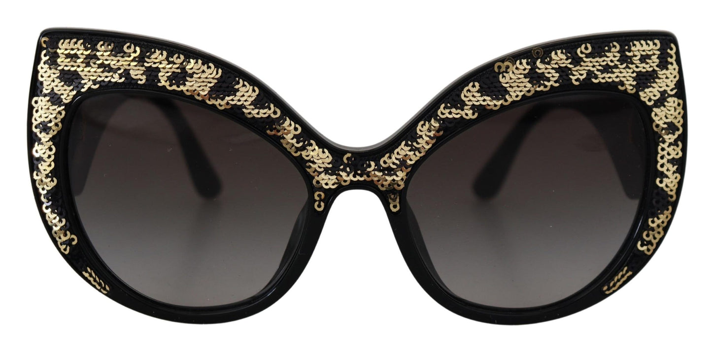 Dolce & Gabbana Butterfly gepolariseerde pailletten zonnebril