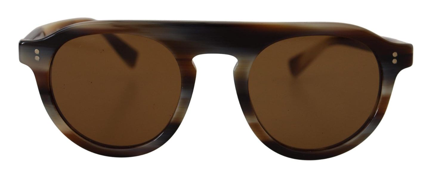 Dolce & Gabbana Timeless Tortoiseshell Unisex Zonnebril