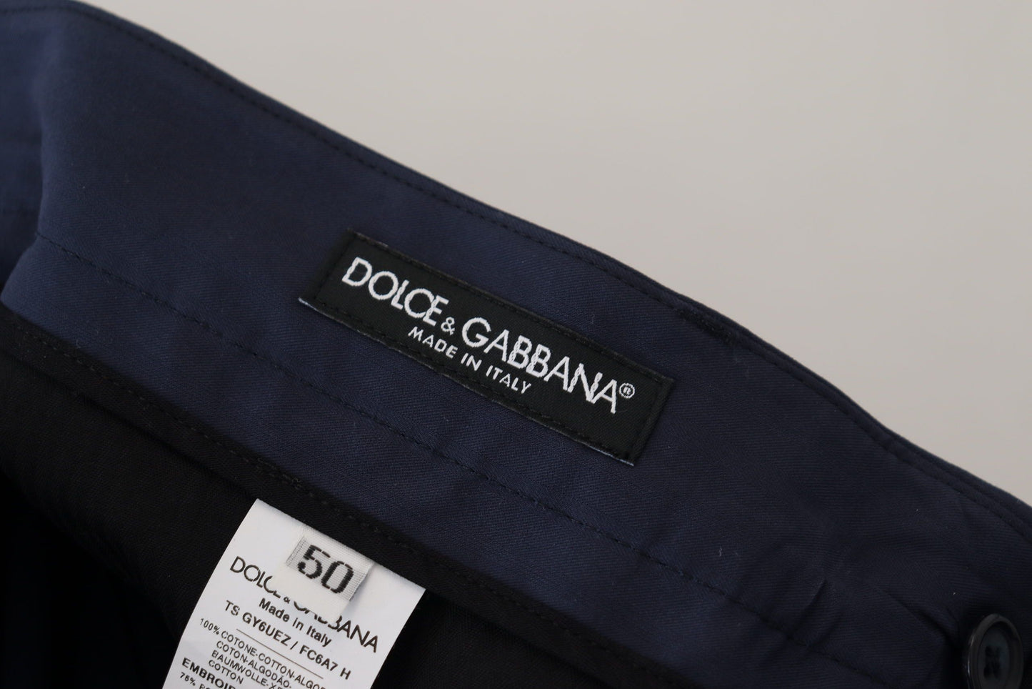 Dolce & Gabbana Chic Slim Fit Chino in Blauw