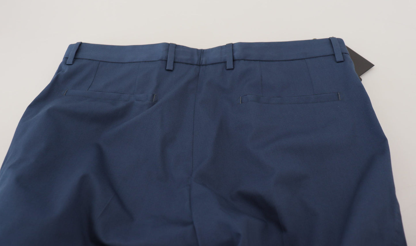 Dolce & Gabbana Elegante Slim Fit Chino in Blauw