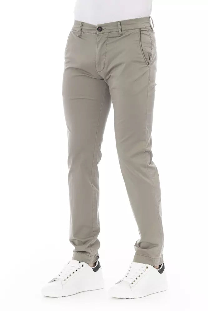 Baldinini Trend Beige Katoenen Heren Chino