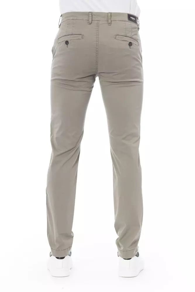 Baldinini Trend Beige Katoenen Heren Chino