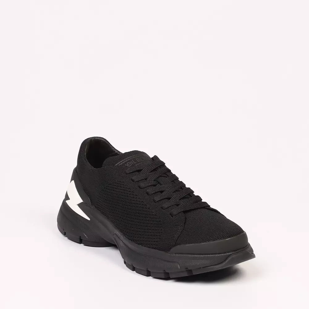 Neil Barrett Zwarte Textiel Heren Sneaker