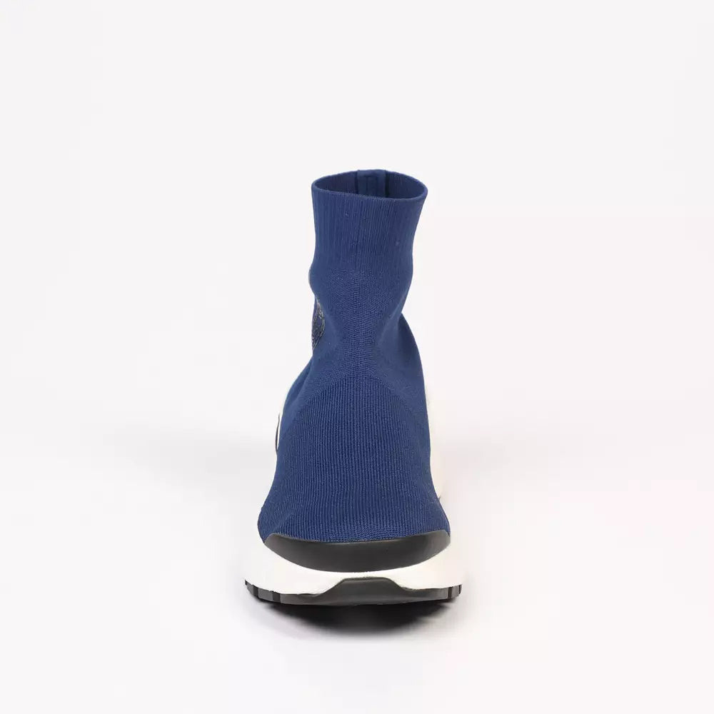 Neil Barrett Electric Bolt Sock Sneakers in Blauw