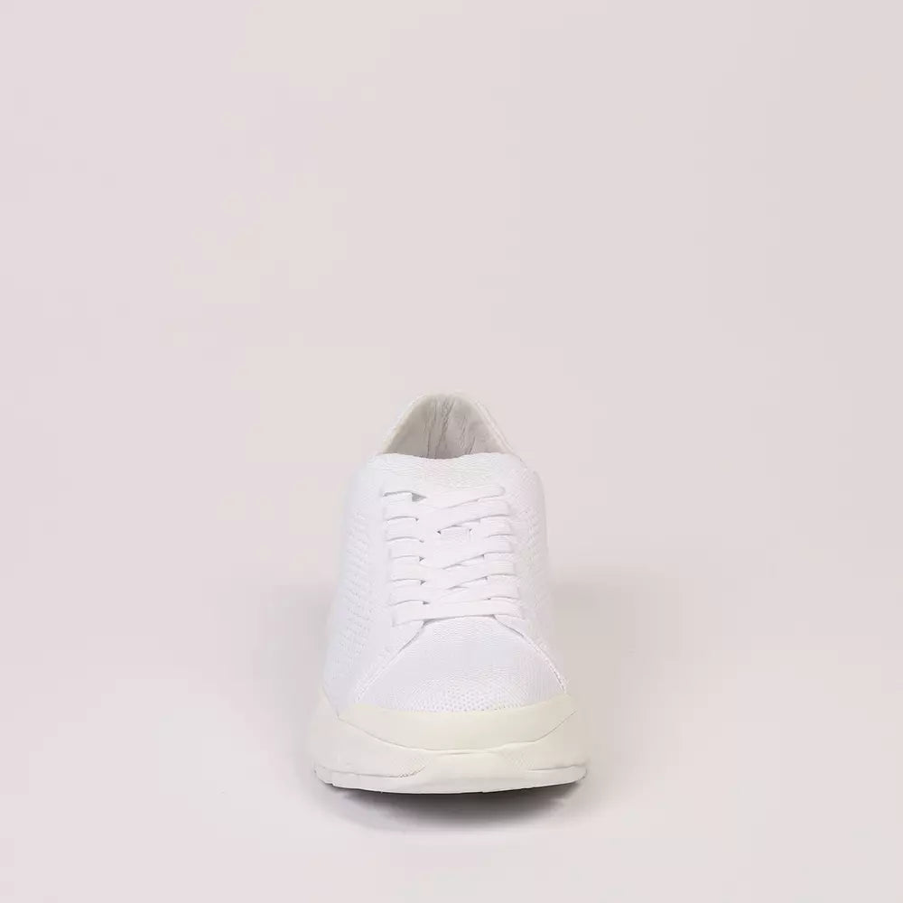 Neil Barrett Witte Textiel Heren Sneaker