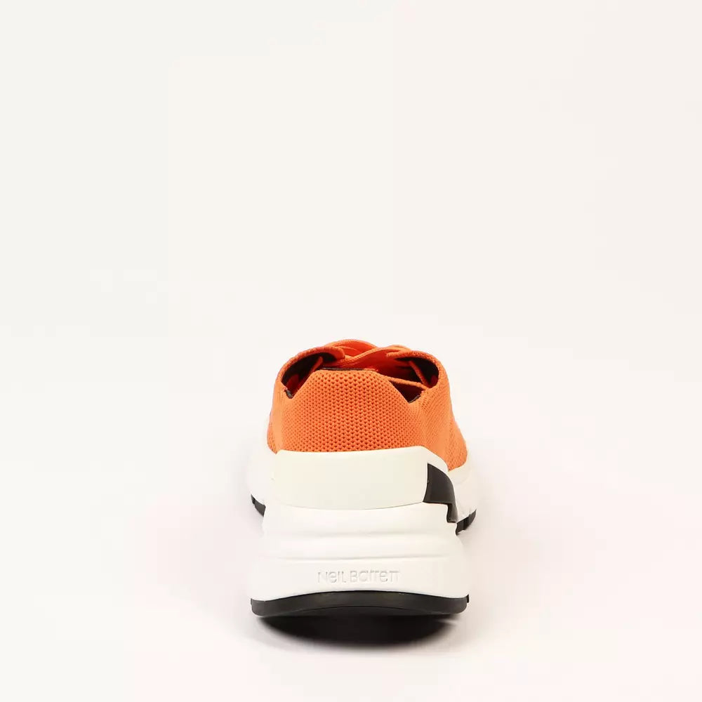 Neil Barrett Oranje Textiel Heren Sneaker