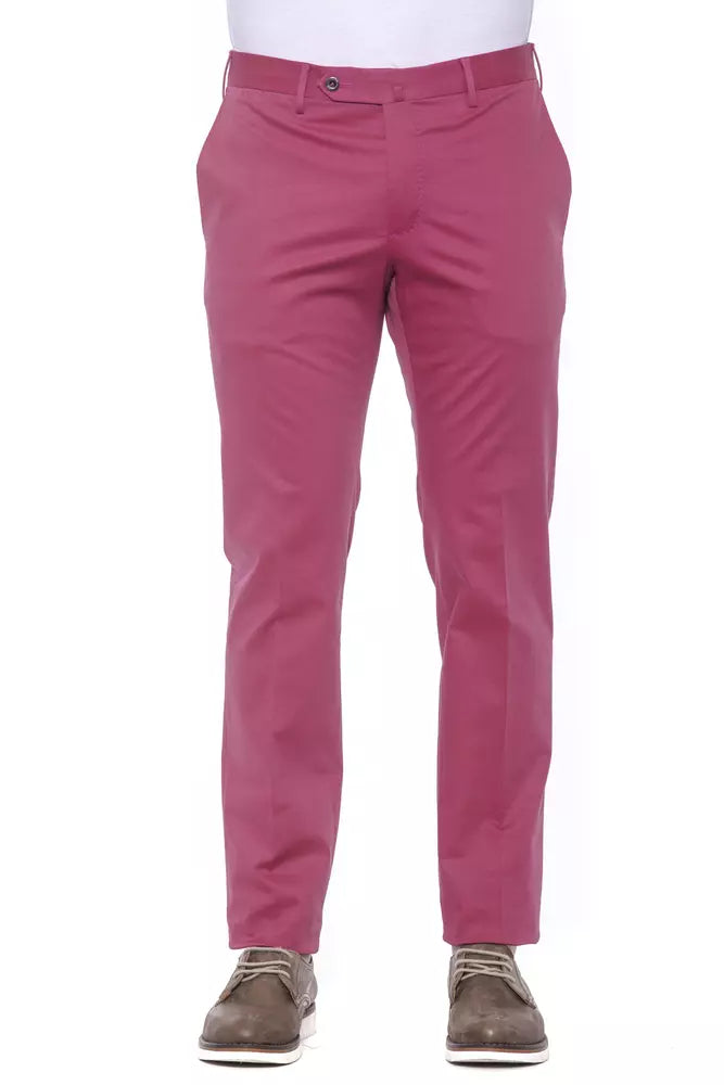 PT Torino Fuchsia Katoenen Heren Broek