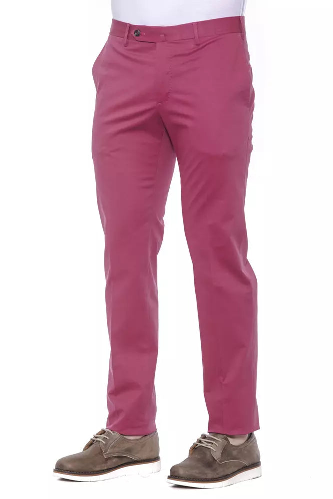 PT Torino Fuchsia Katoenen Heren Broek