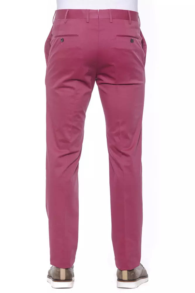 PT Torino Fuchsia Katoenen Heren Broek