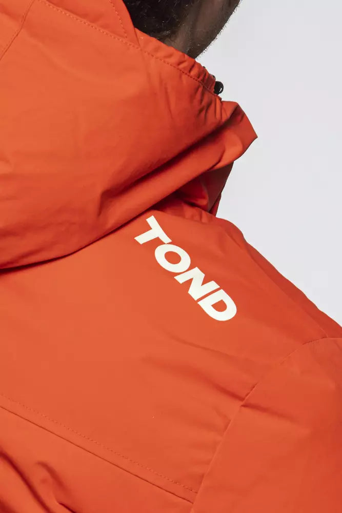 Tond Rood Polyester Herenjack