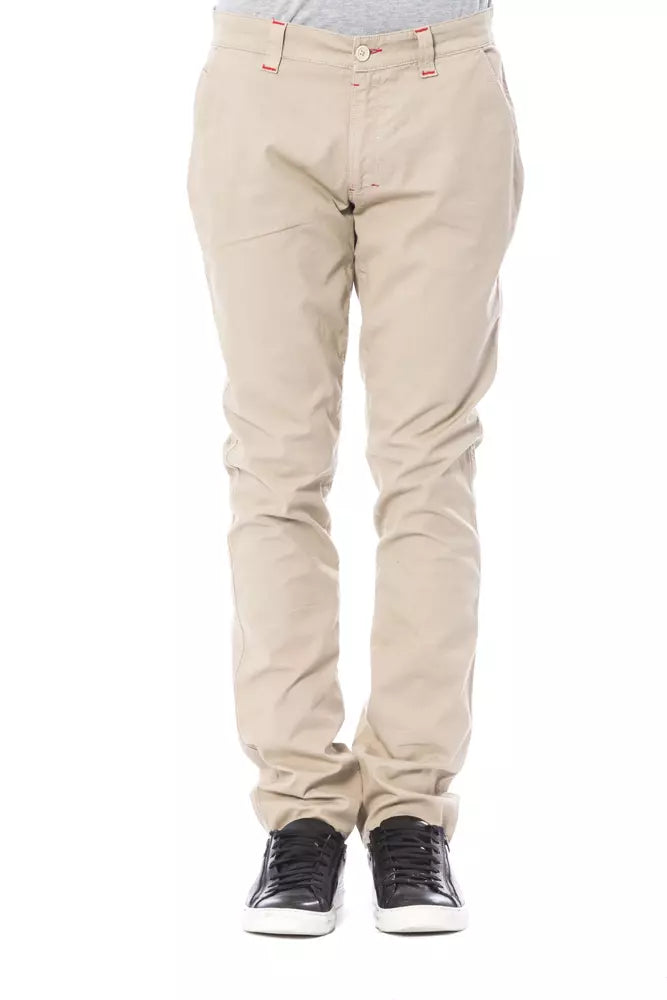 Verri Beige Katoenen Heren Chino Broek