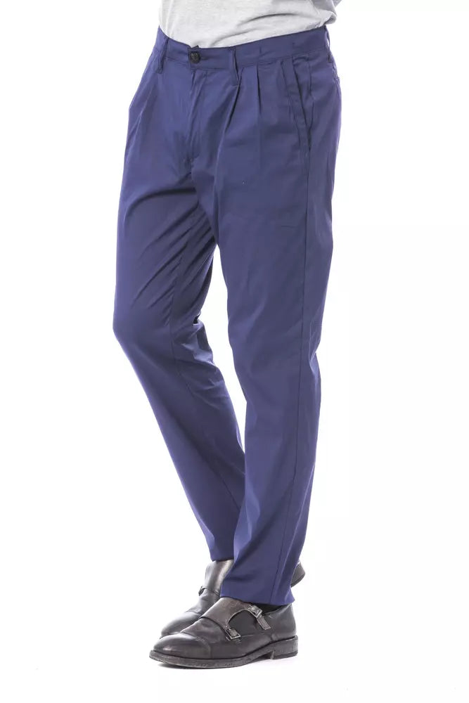 Verri Blue Katoenen Heren Chino Broek