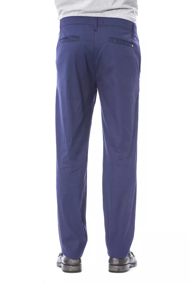 Verri Blue Katoenen Heren Chino Broek