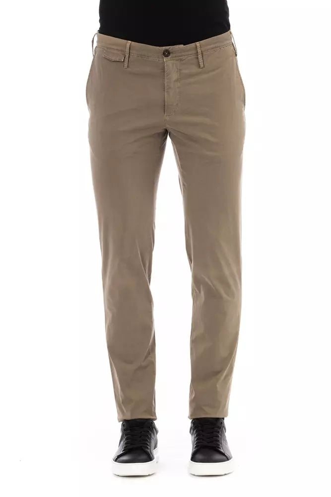 PT Torino Beige Katoenen Heren Broek