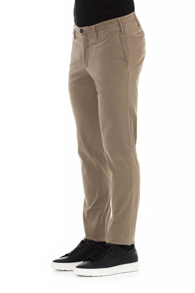 PT Torino Beige Katoenen Heren Broek