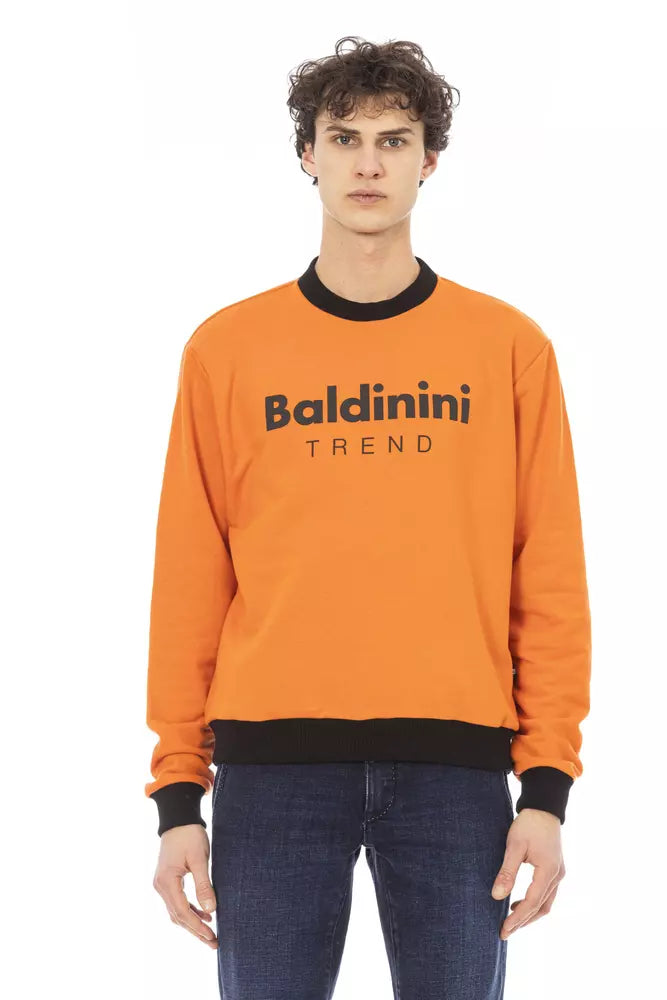 Baldinini Trend Oranje Katoenen Heren Trui