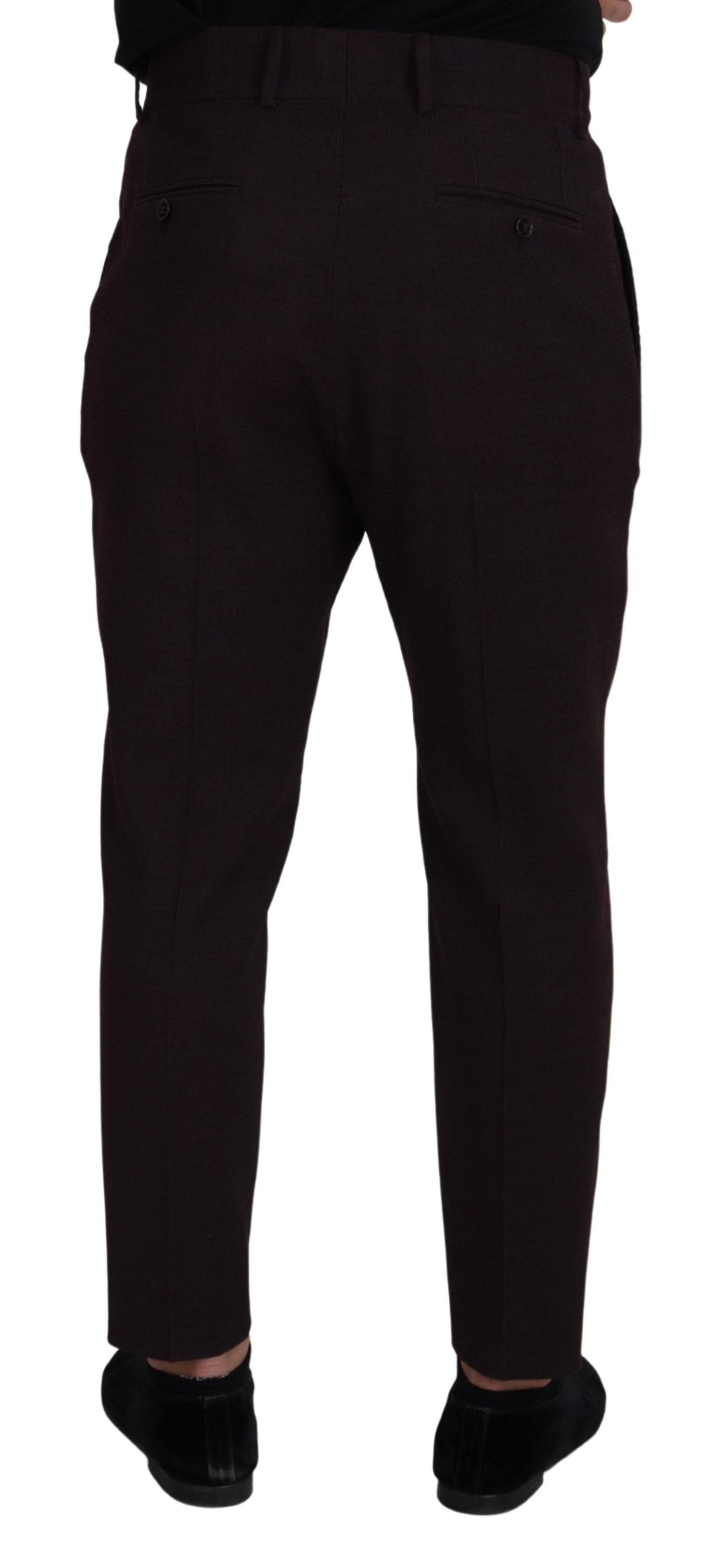 Dolce & Gabbana Elegante Bruine Katoenmix Broek