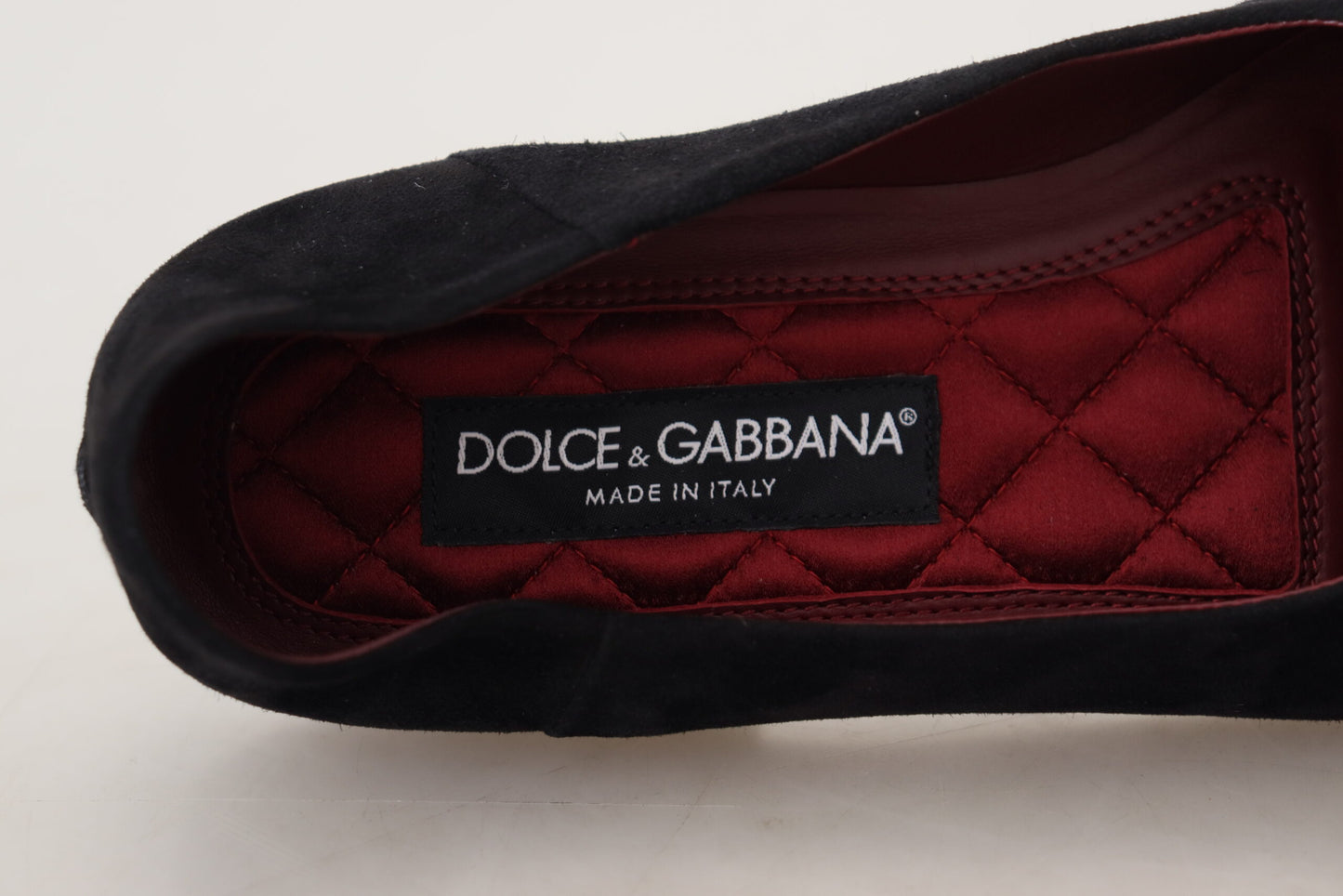 Dolce & Gabbana Zwarte Goud Kristallen Pailletten Loafers