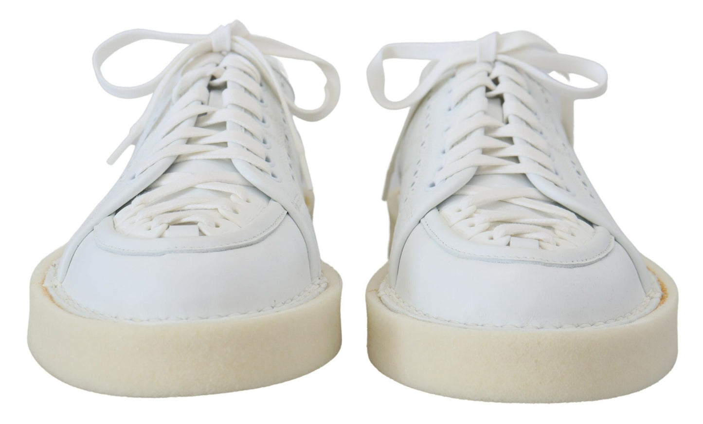 Dolce & Gabbana Elegante Witte Lage Oxford Sneakers