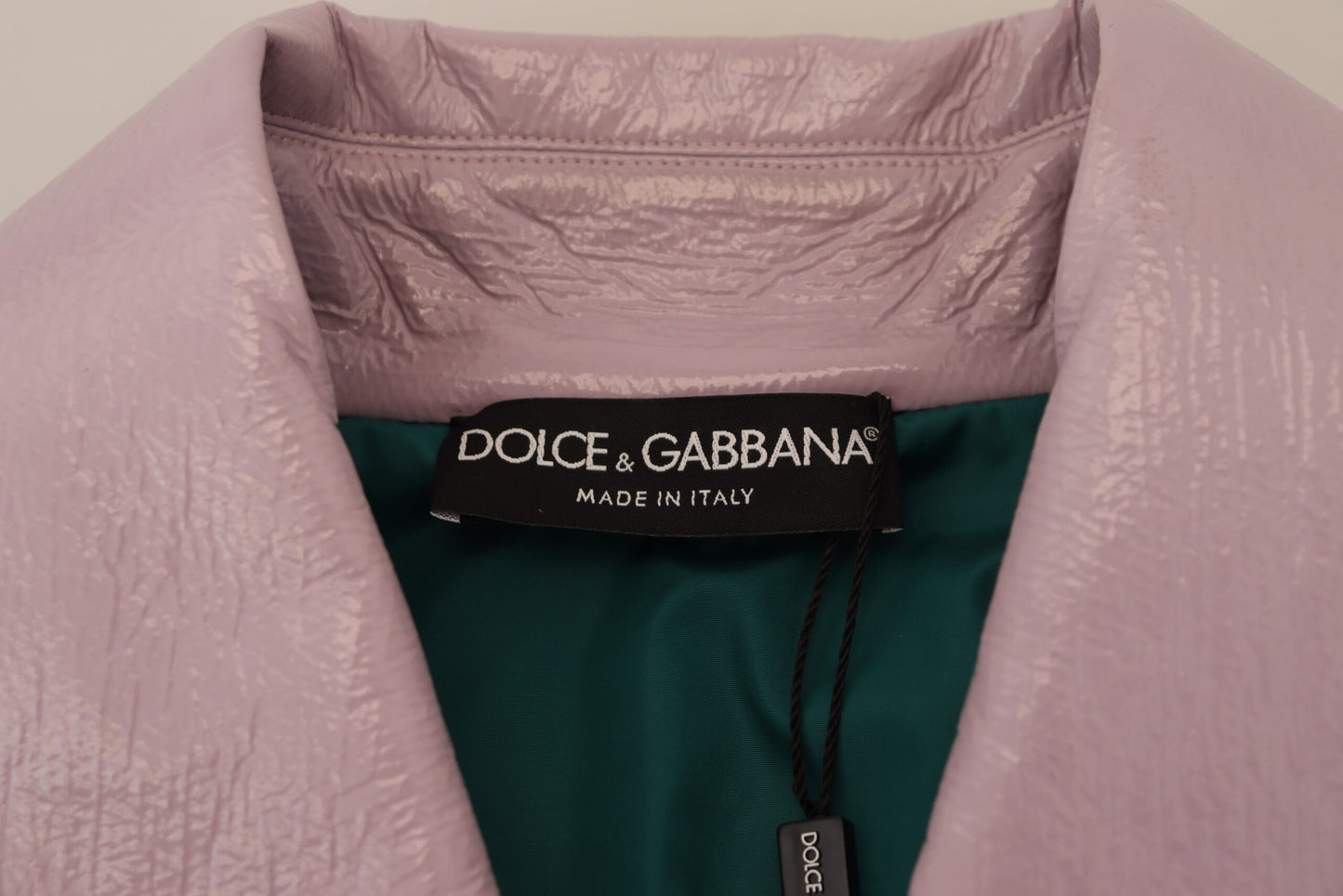 Dolce & Gabbana Chic Paars Cropped Jack - Een Stijlstatement