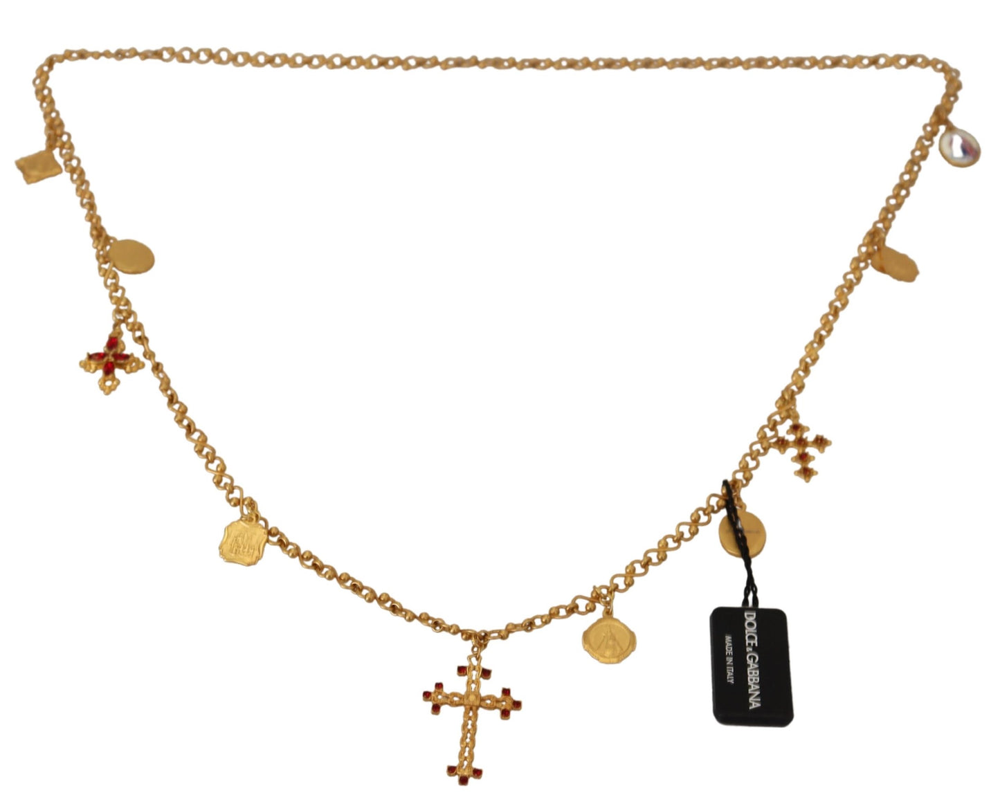 Dolce & Gabbana Gouden Kruis Charm Ketting