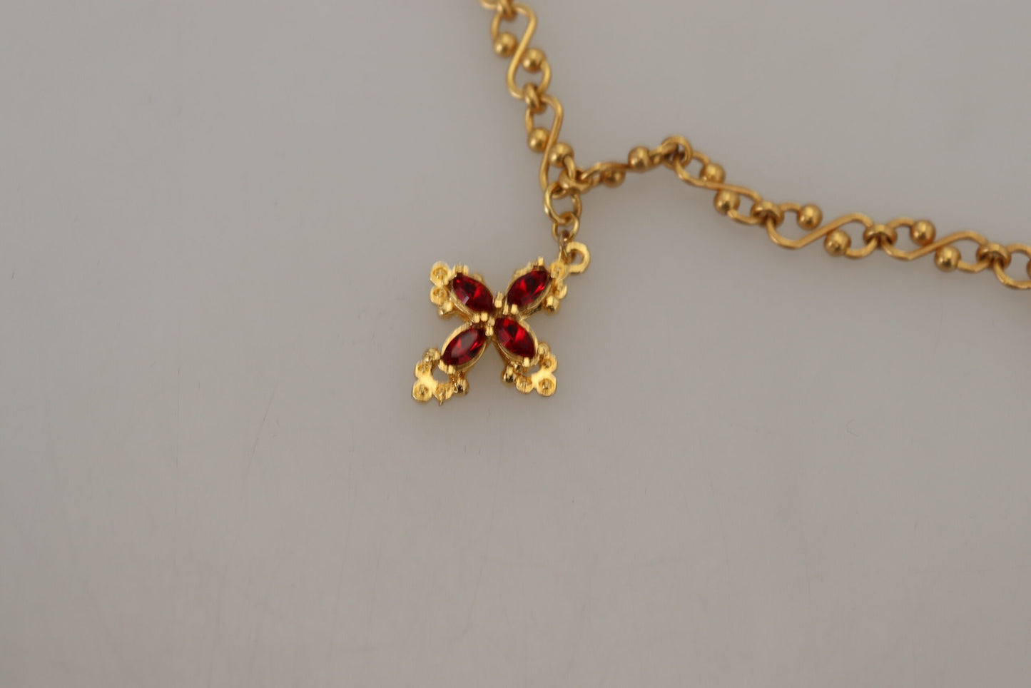 Dolce & Gabbana Gouden Kruis Charm Ketting