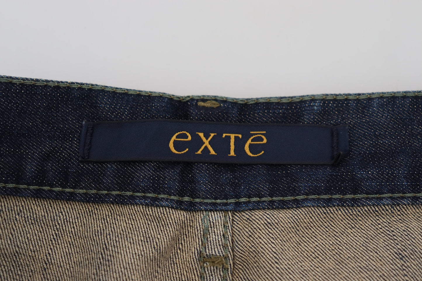 Exte Chic Regular Blue Denim voor een verfijnde stijl