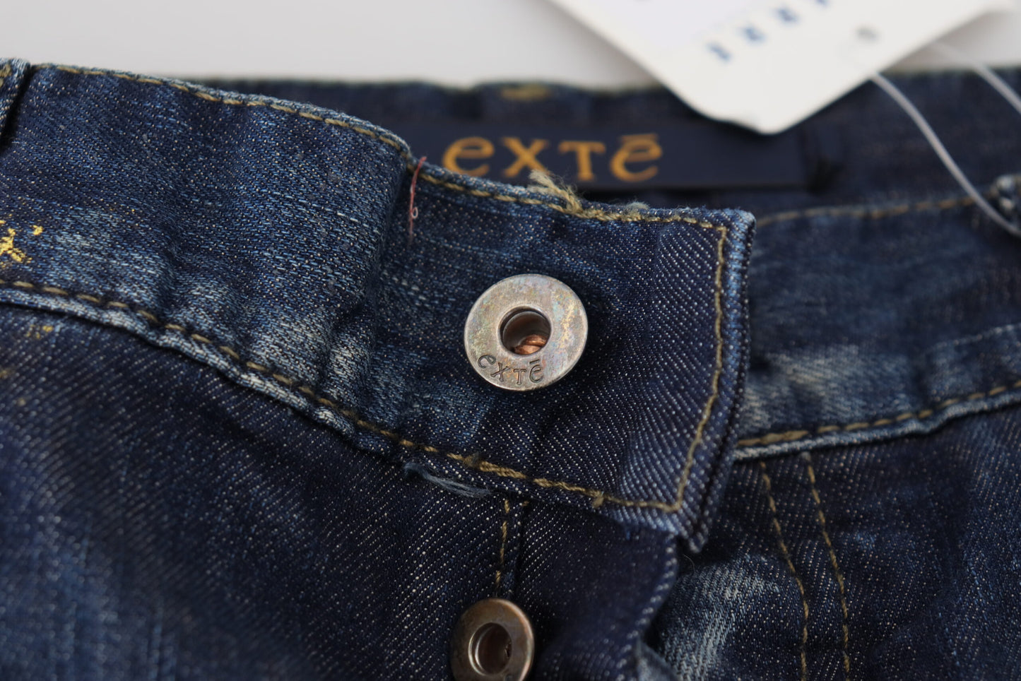 Exte Chic Regular Blue Denim voor een verfijnde stijl