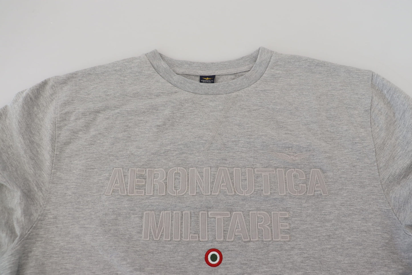 Aeronautica Militare elegante grijze trui