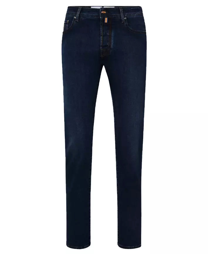 Jacob Cohen Blauwe Katoenen Heren Slim-fit Jeans