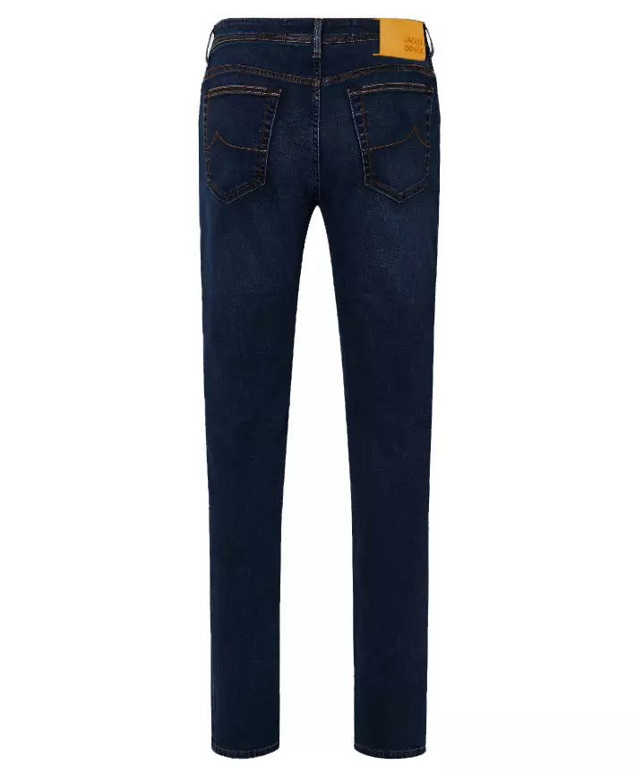 Jacob Cohen Blauwe Katoenen Heren Slim-fit Jeans